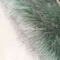 Green Raccoon Fur Mink Fake Fur